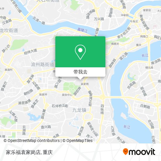 家乐福袁家岗店地图