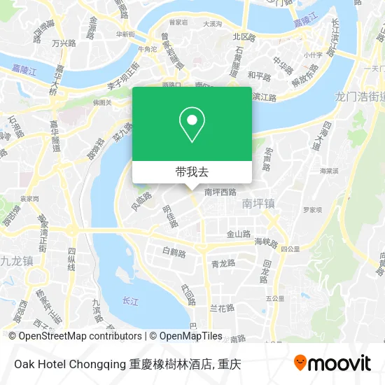 Oak Hotel Chongqing 重慶橡樹林酒店地图