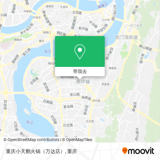 重庆小天鹅火锅（万达店）地图