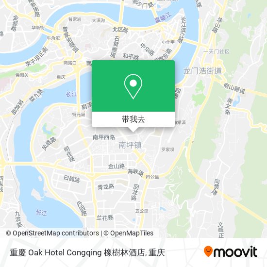 重慶 Oak Hotel Congqing 橡樹林酒店地图
