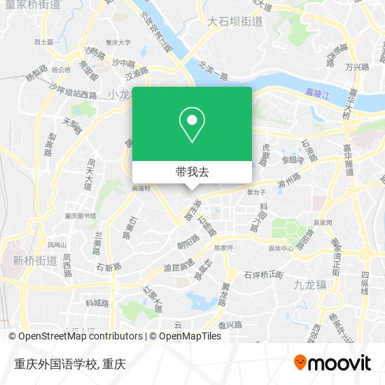 重庆外国语学校地图