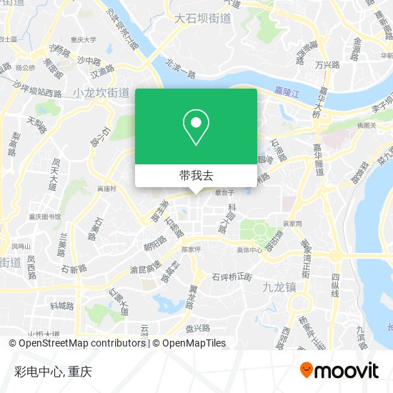 彩电中心地图
