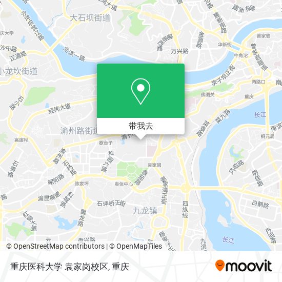 重庆医科大学 袁家岗校区地图