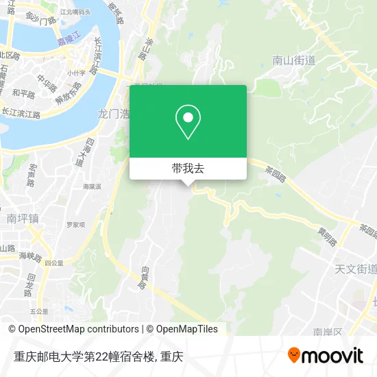 重庆邮电大学第22幢宿舍楼地图