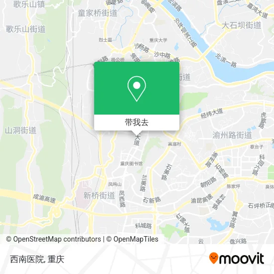 西南医院地图