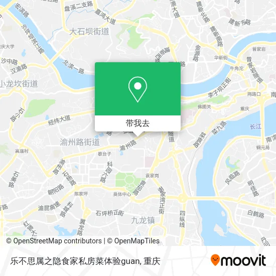 乐不思属之隐食家私房菜体验guan地图