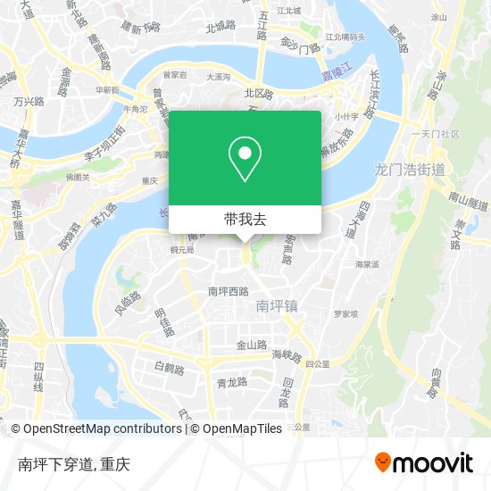 南坪下穿道地图