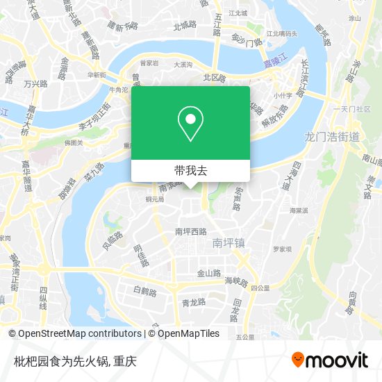 枇杷园食为先火锅地图