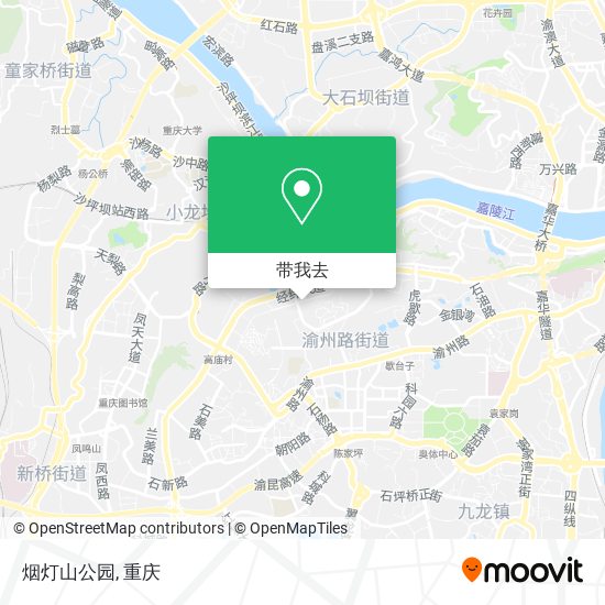 烟灯山公园地图