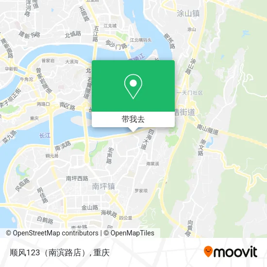 顺风123（南滨路店）地图