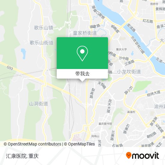 汇康医院地图