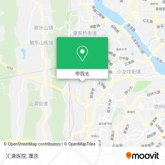 汇康医院地图