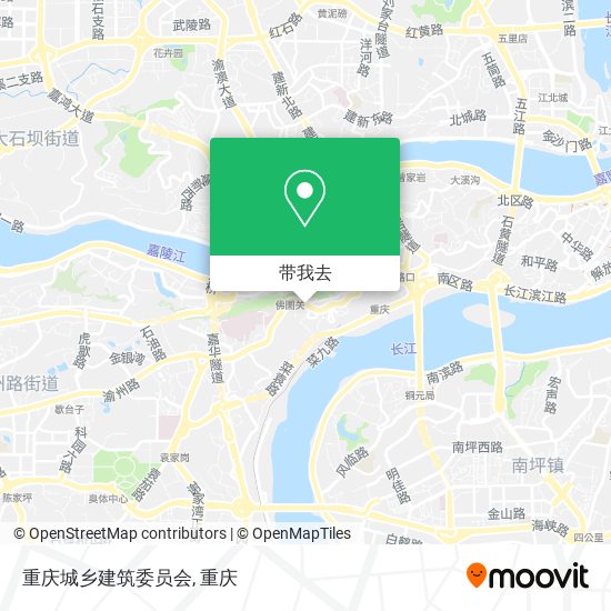 重庆城乡建筑委员会地图