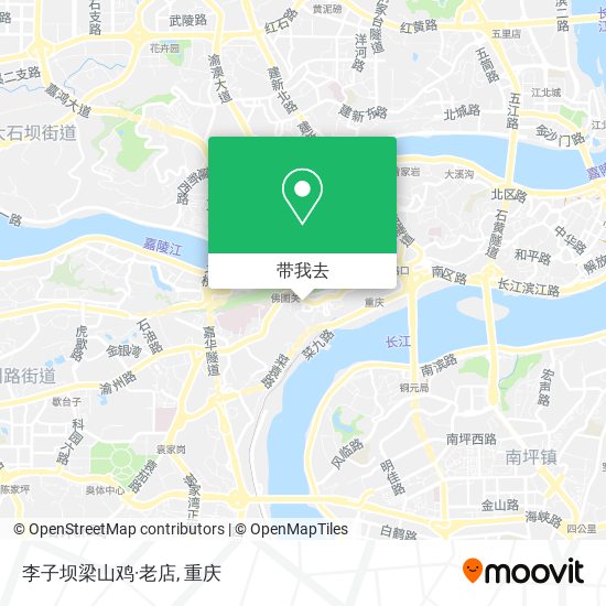 李子坝梁山鸡·老店地图