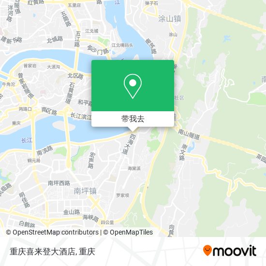 重庆喜来登大酒店地图
