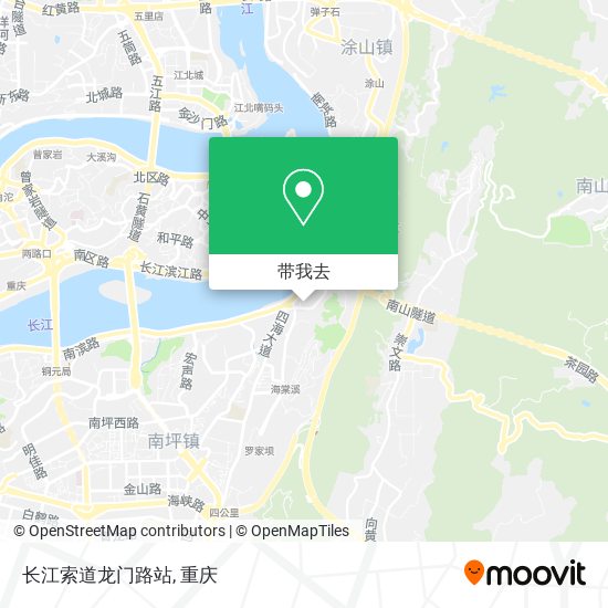 长江索道龙门路站地图