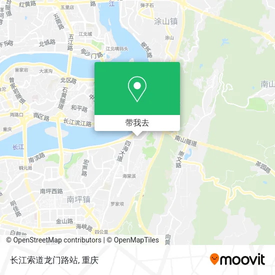 长江索道龙门路站地图
