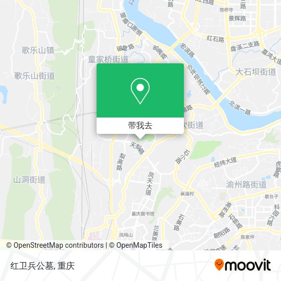 红卫兵公墓地图