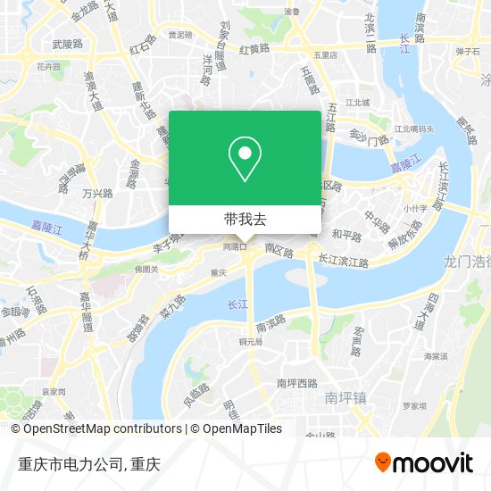 重庆市电力公司地图