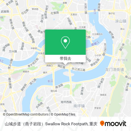 山城步道（燕子岩段）Swallow Rock Footpath地图