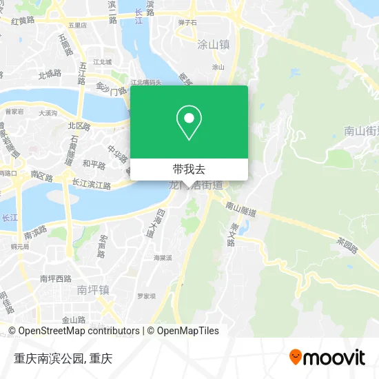 重庆南滨公园地图