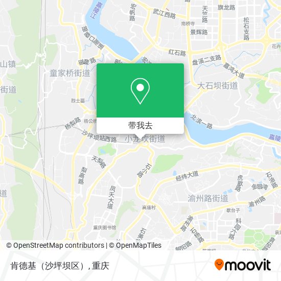 肯德基（沙坪坝区）地图