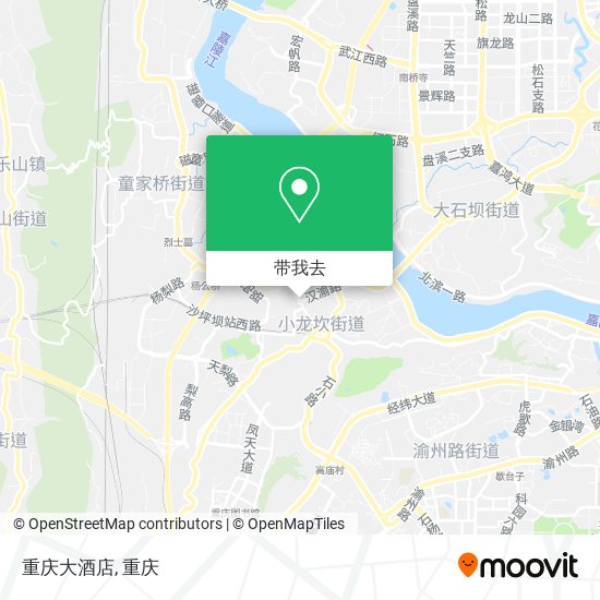 重庆大酒店地图