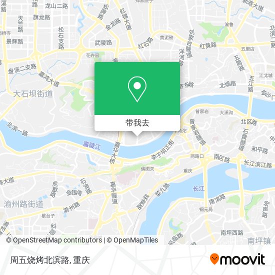 周五烧烤北滨路地图