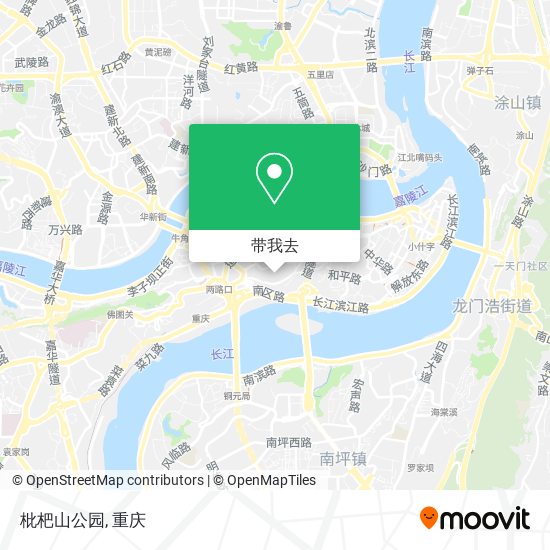枇杷山公园地图