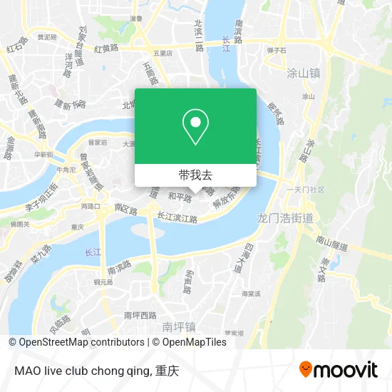 MAO live club chong qing地图