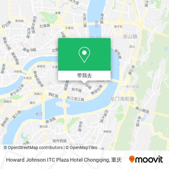 Howard Johnson ITC Plaza Hotel Chongqing地图