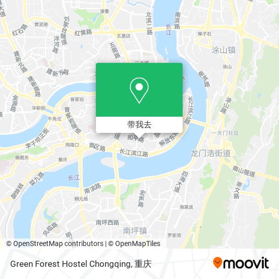 Green Forest Hostel Chongqing地图