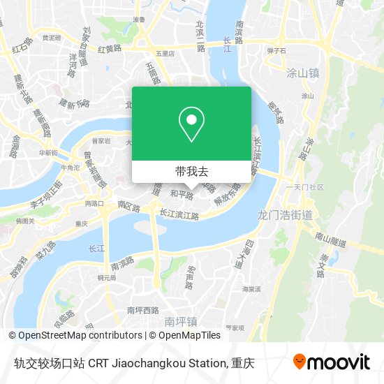 轨交较场口站 CRT Jiaochangkou Station地图