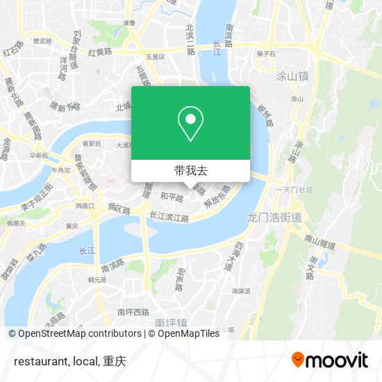 restaurant, local地图