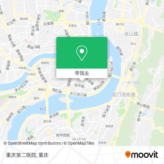 重庆第二医院地图