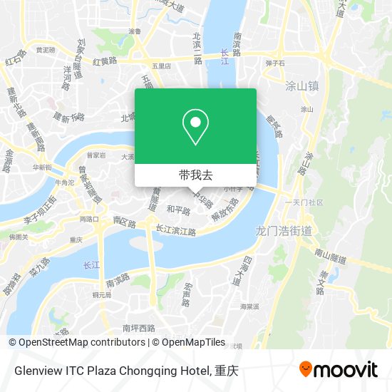 Glenview ITC Plaza Chongqing Hotel地图