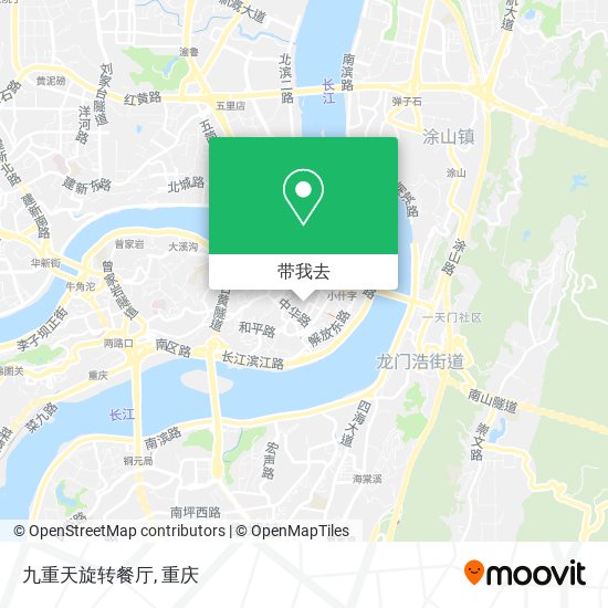 九重天旋转餐厅地图