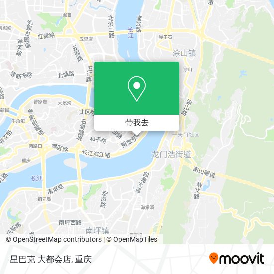 星巴克 大都会店地图