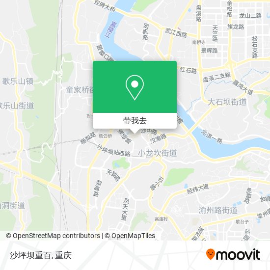 沙坪坝重百地图