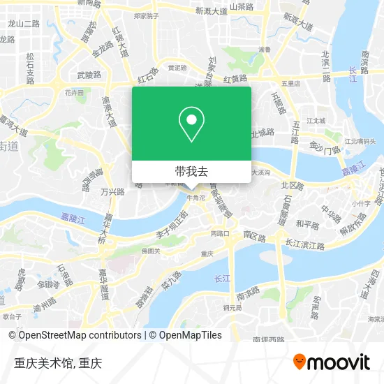 重庆美术馆地图