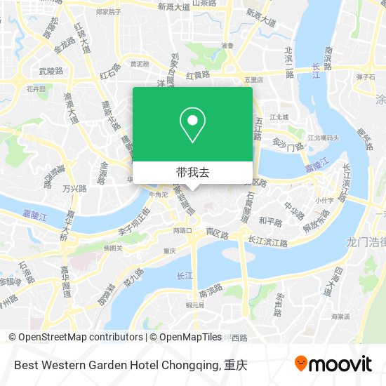 Best Western Garden Hotel Chongqing地图