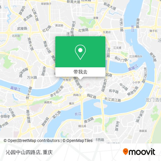 沁园中山四路店地图