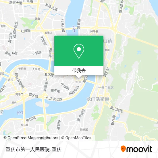 重庆市第一人民医院地图