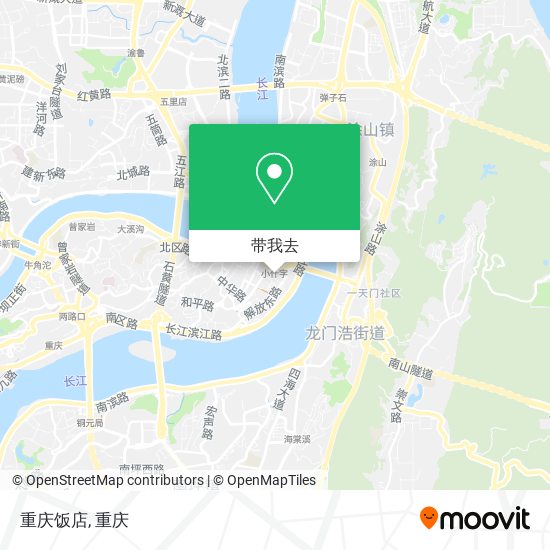 重庆饭店地图
