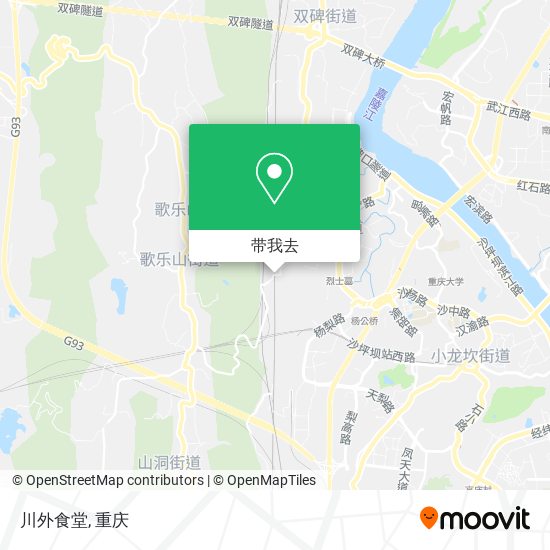 川外食堂地图
