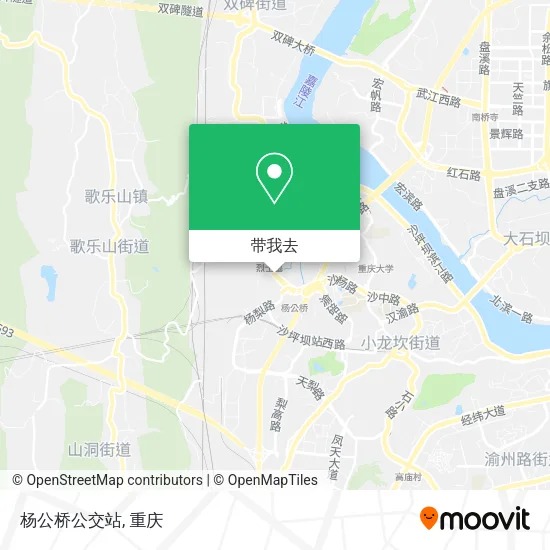 杨公桥公交站地图