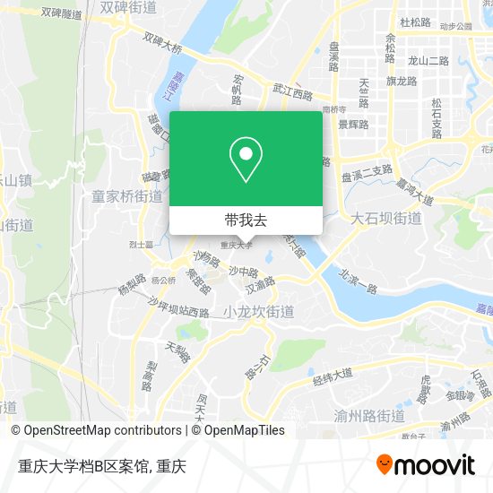 重庆大学档B区案馆地图