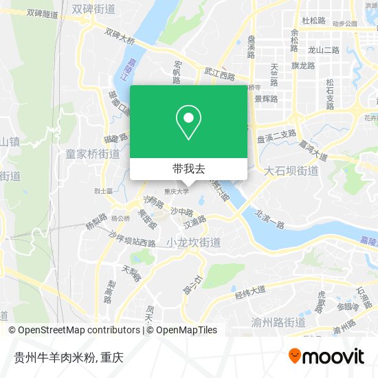 贵州牛羊肉米粉地图