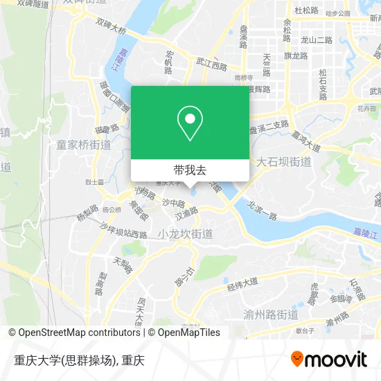 重庆大学(思群操场)地图