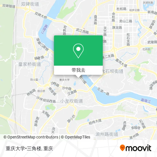 重庆大学•三角楼地图